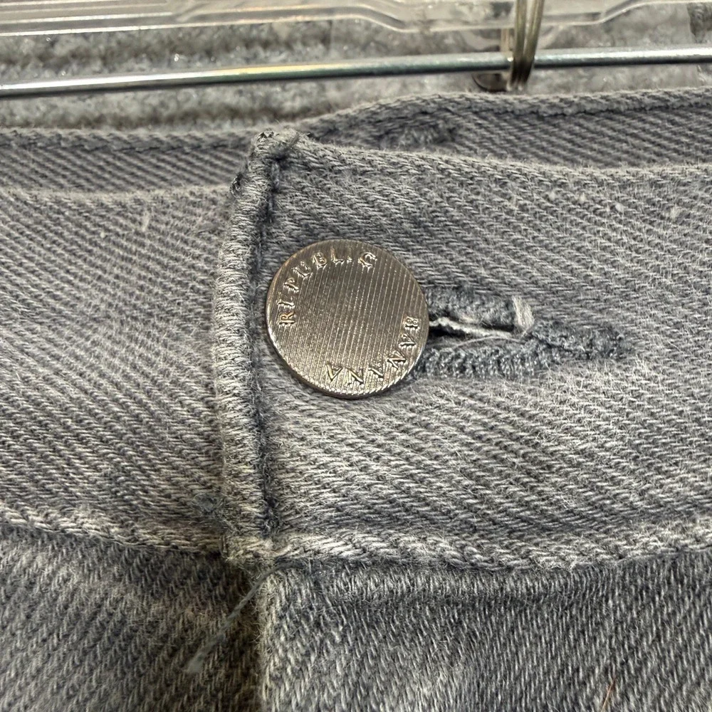 Banana Republic Traveler Jeans Mens 36x32‎ Gray Slim Fit Casual Everyday Denim